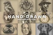 Hand Drawn Photoshop Action, an Action Add-On by Sevenstyles (Thumbnail 1 of 13)