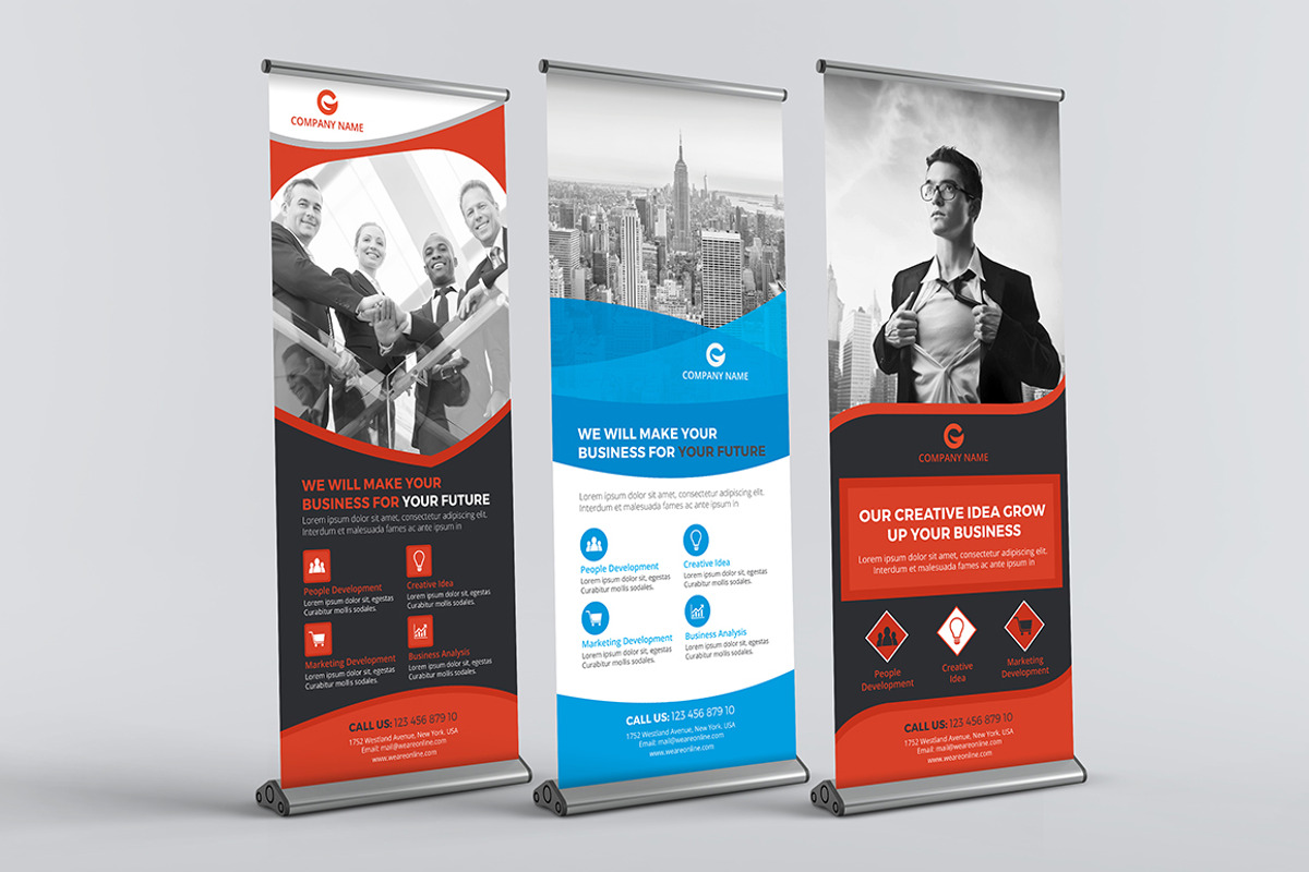Corporate Roll-up Banners, a Flyer Template by design_pick (Photo 2 of 4)