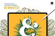 12 Leaf Procreate Stamp Brushes, a Brush Add-On by Riveros Illustration (Thumbnail 8 of 11)