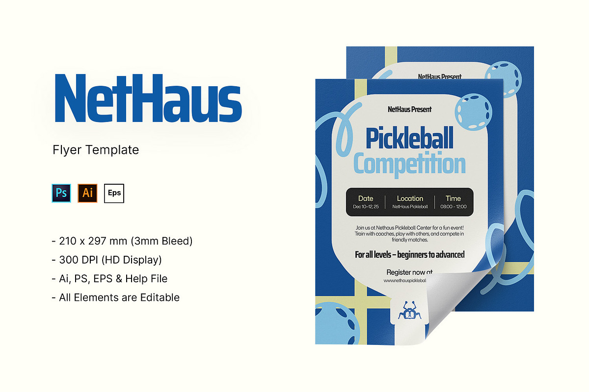NetHaus - Flyer Template, a Flyer Template by StreaksideStd (Photo 2 of 3)