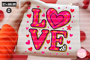 Coquette Love Valentines Day PNG, an Illustration by CreationArt (Thumbnail 1 of 6)