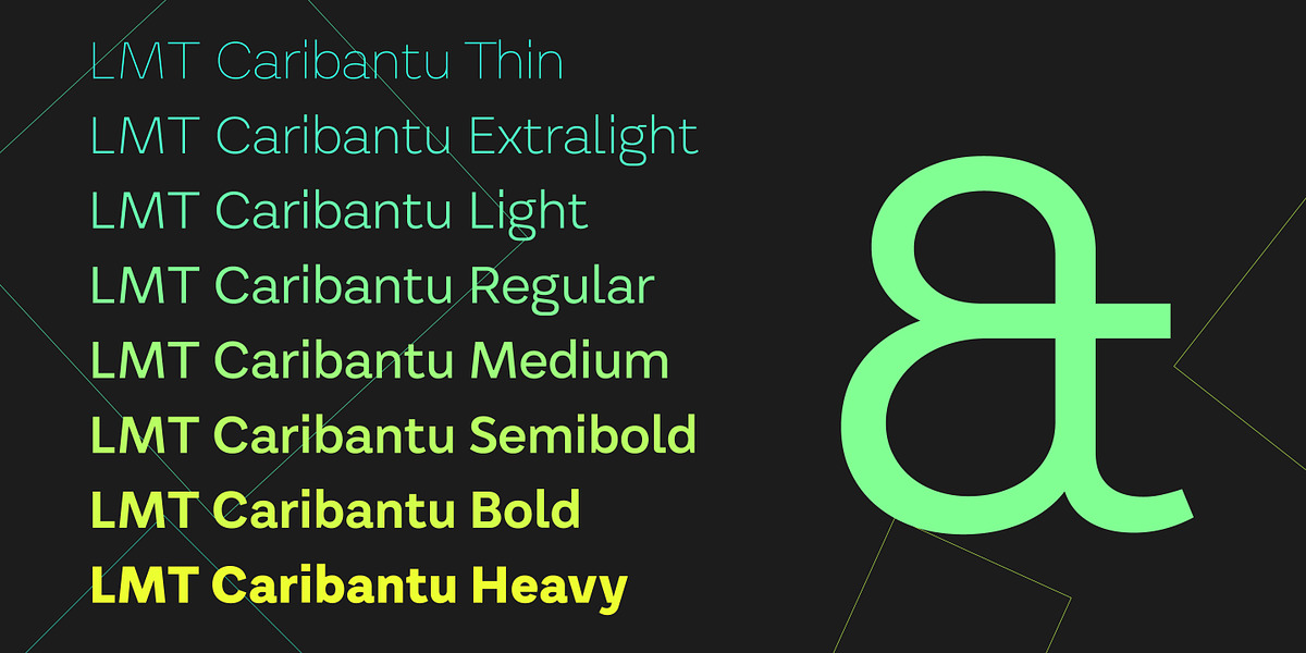 LMT Caribantu, a Sans Serif Font by Lamatype (Photo 2 of 12)