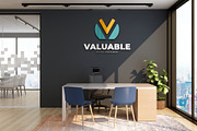 PSD Office Scene Modern Wall Mockup, a Product Mockup by Ayy (Thumbnail 13 of 17)