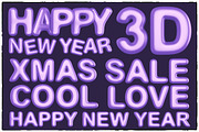 New Year 3D PNG Items Pack, an Object Graphic by pixaroma (Thumbnail 21 of 22)