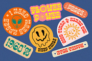 Smile Power | Psychedelic Font, a Font by Ef Studio (Thumbnail 5 of 10)
