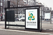 Global recycling sustainable practic, a Branding & Logo Template by Saba Vector (Thumbnail 2 of 3)