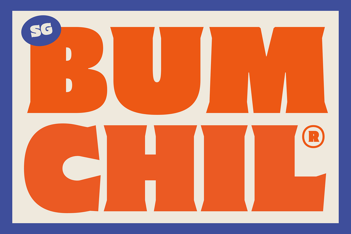 SG - BUMCHIL, a Font by Studio Gulden (Photo 1 of 12)