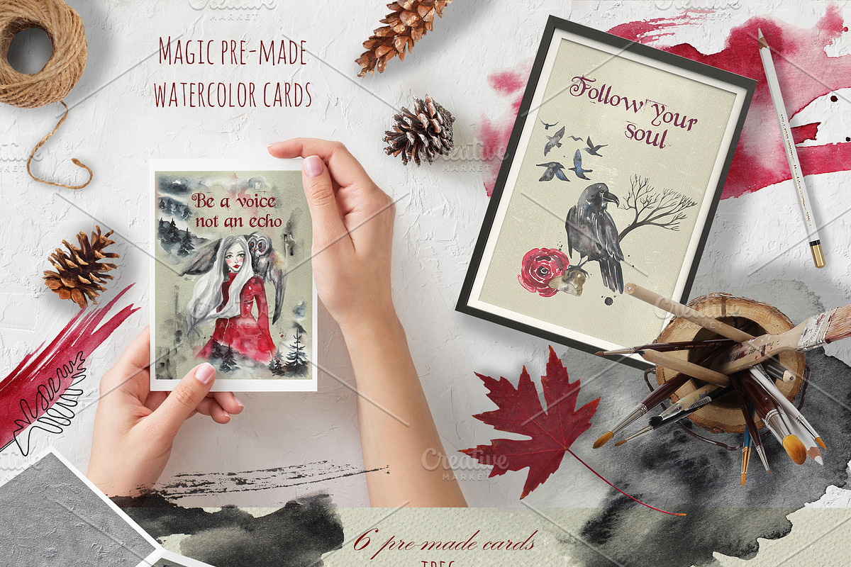 Magic forest design set, an Animal Illustration by Scarlet Heath Art (Photo 12 of 13)