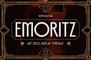Art Deco Style - Emoritz, a Sans Serif Font by Novitype (Thumbnail 2 of 14)