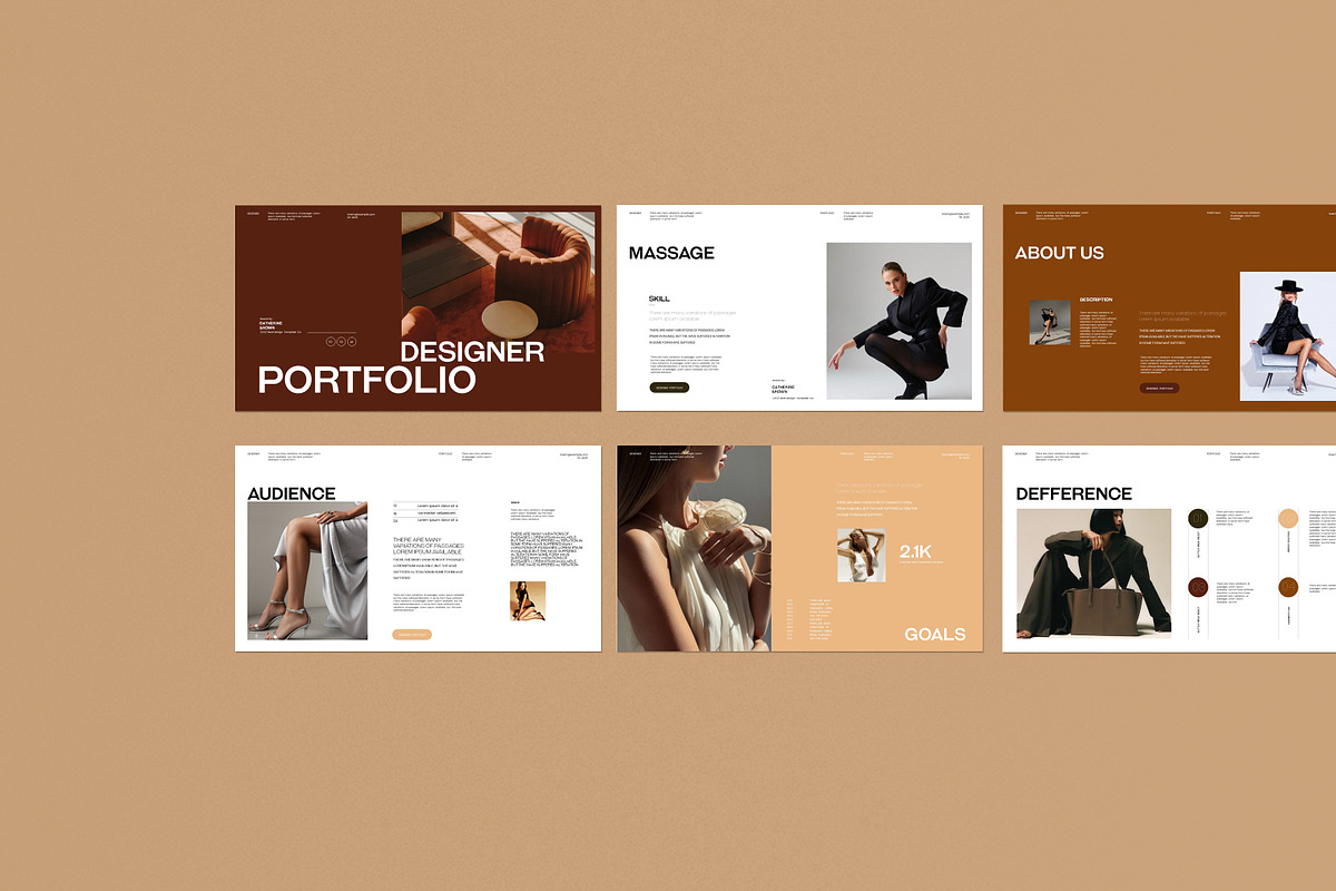 Designer Portfolio Template preview 7