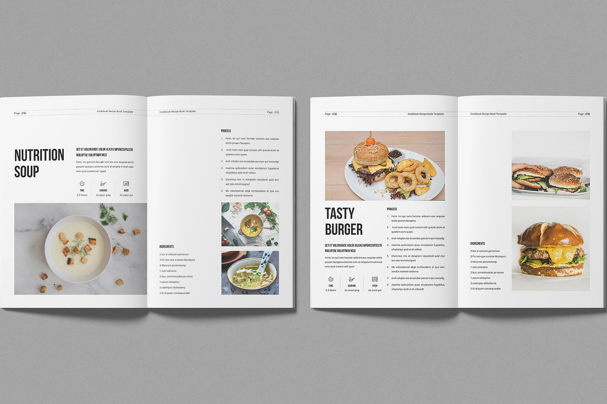 Cookbook Recipe Book Template, a Brochure Template by Work-Envance (Photo 5 of 8)