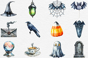 Silver Halloween Clipart PNG, an Illustration by Black Bird Studio (Thumbnail 5 of 6)
