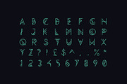 Bastion | Display Font, a Sans Serif Font by Glyph44 (Thumbnail 2 of 6)