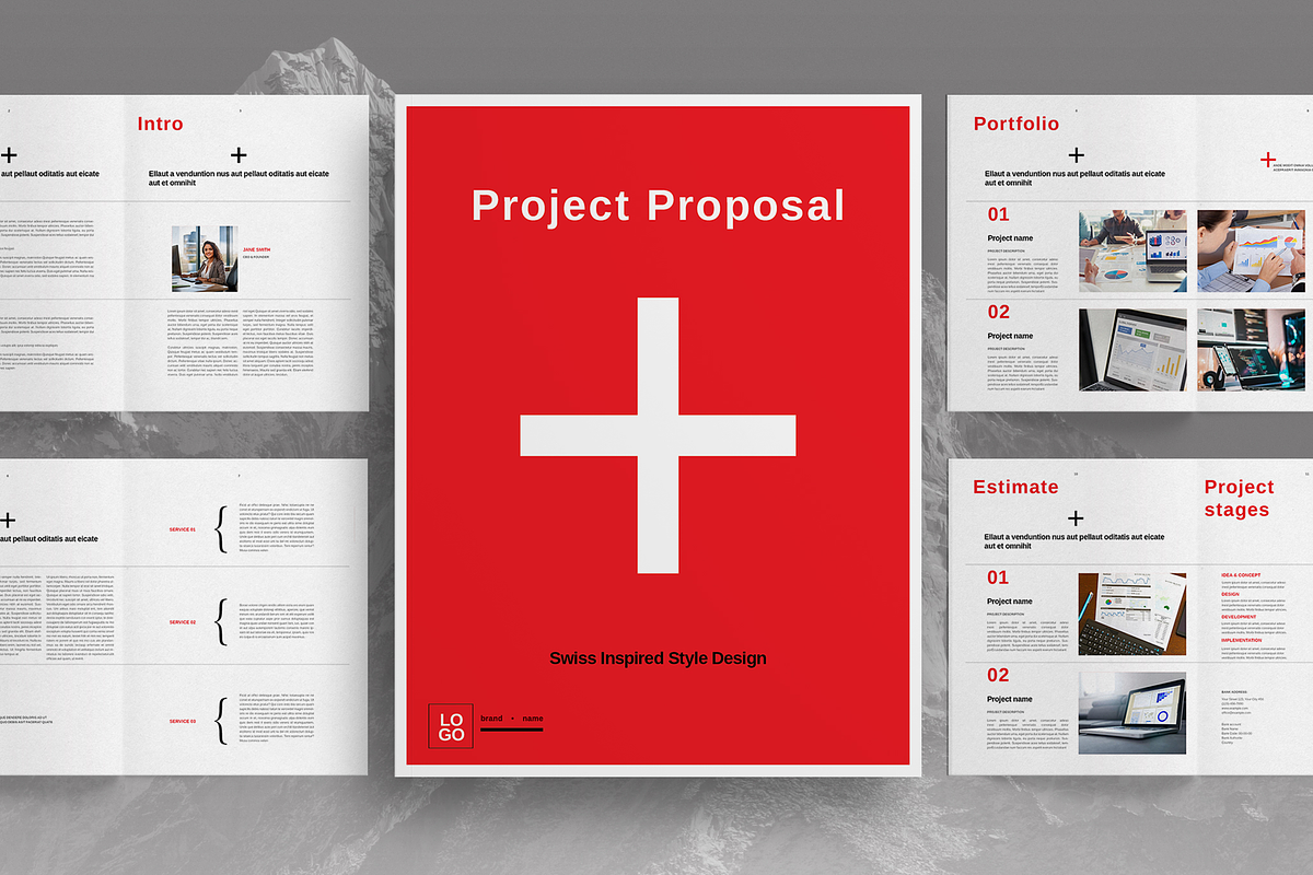 Project Proposal Brochure Template, a Brochure Template by Boris Cupac ...
