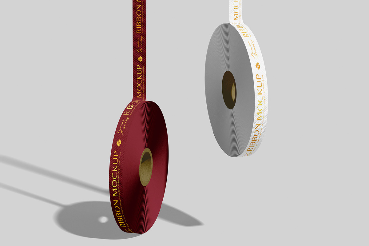 Ribbon Mockup, a Merchandise Mockup by Unerispace (Photo 4 of 5)