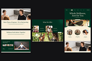 Figma Wellness Coaching Landing Page, a Landing Page Template by Musara (Thumbnail 4 of 5)