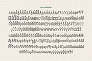 Elastique Stylo Spike - Outline Font, a Slab Serif Font by type peace (Thumbnail 12 of 14)
