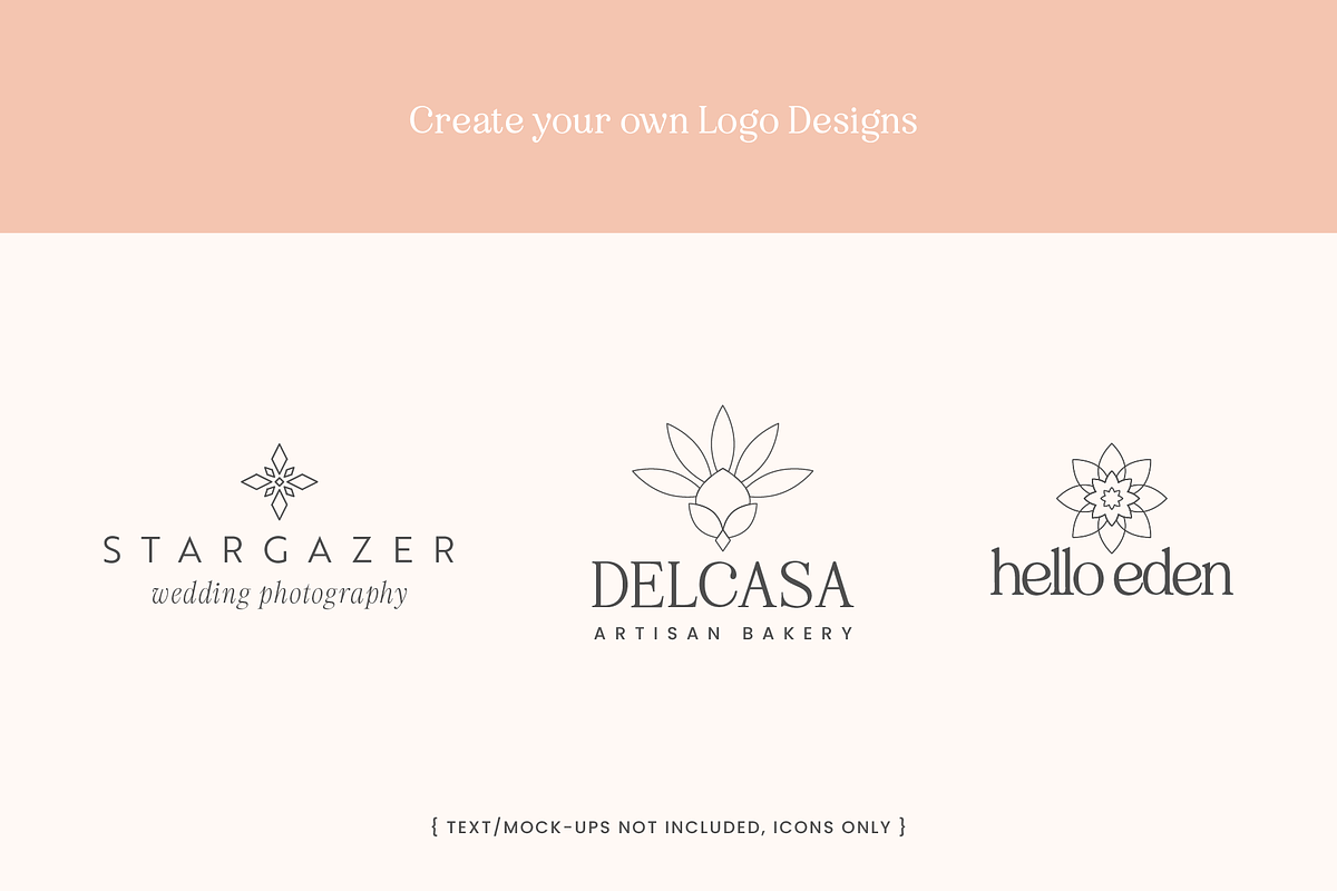 Vector Logo Icons, an Object Graphic by Emma Webb Studio (Photo 5 of 6)