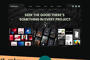 Galleon Personal Portfolio Template, an UI Kit Template by ReformedTech (Thumbnail 8 of 9)