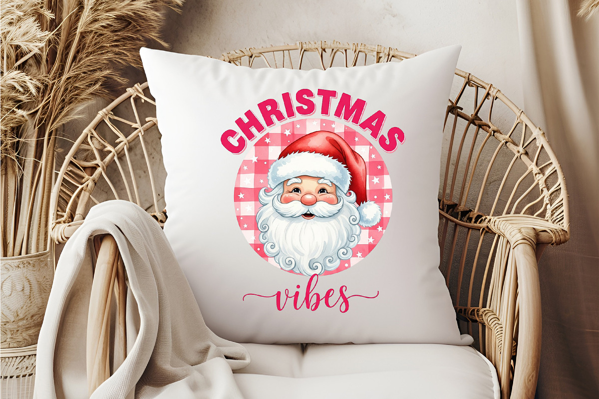 Christmas Vibes Red Santa PNG, an Illustration by DreamCafeArt (Photo 6 of 6)