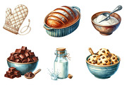 Neutral Baking Clipart, an Illustration by CreationArt (Thumbnail 2 of 5)