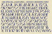 VEISSEY MODERN FONT, a Serif Font by 177Studio (Thumbnail 8 of 9)
