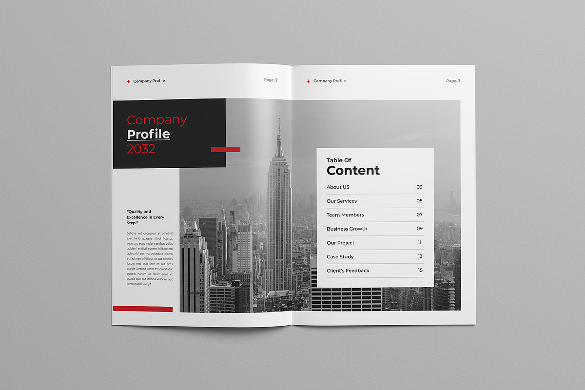 Company Profile Brochure | Word preview 2
