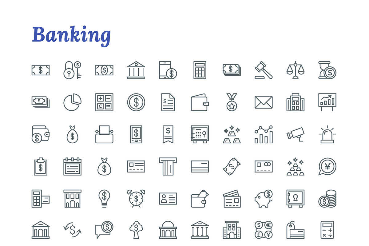 7671 Line Icons, an Outline Icon by Vectors Market (Photo 4 of 24)