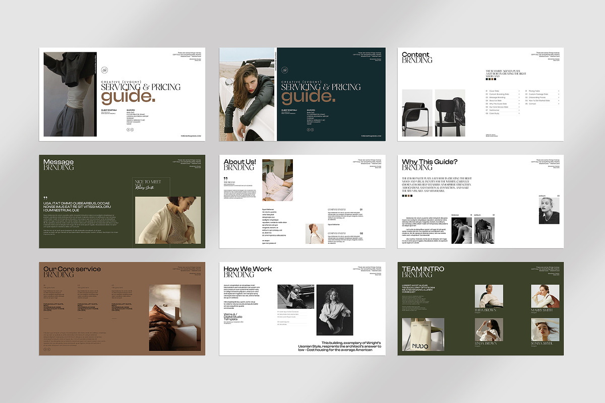 Servicing & Pricing Guide Template preview 8