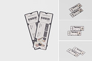 TICKET MOCKUP, a Branding & Logo Template by kebunmockup (Thumbnail 1 of 5)
