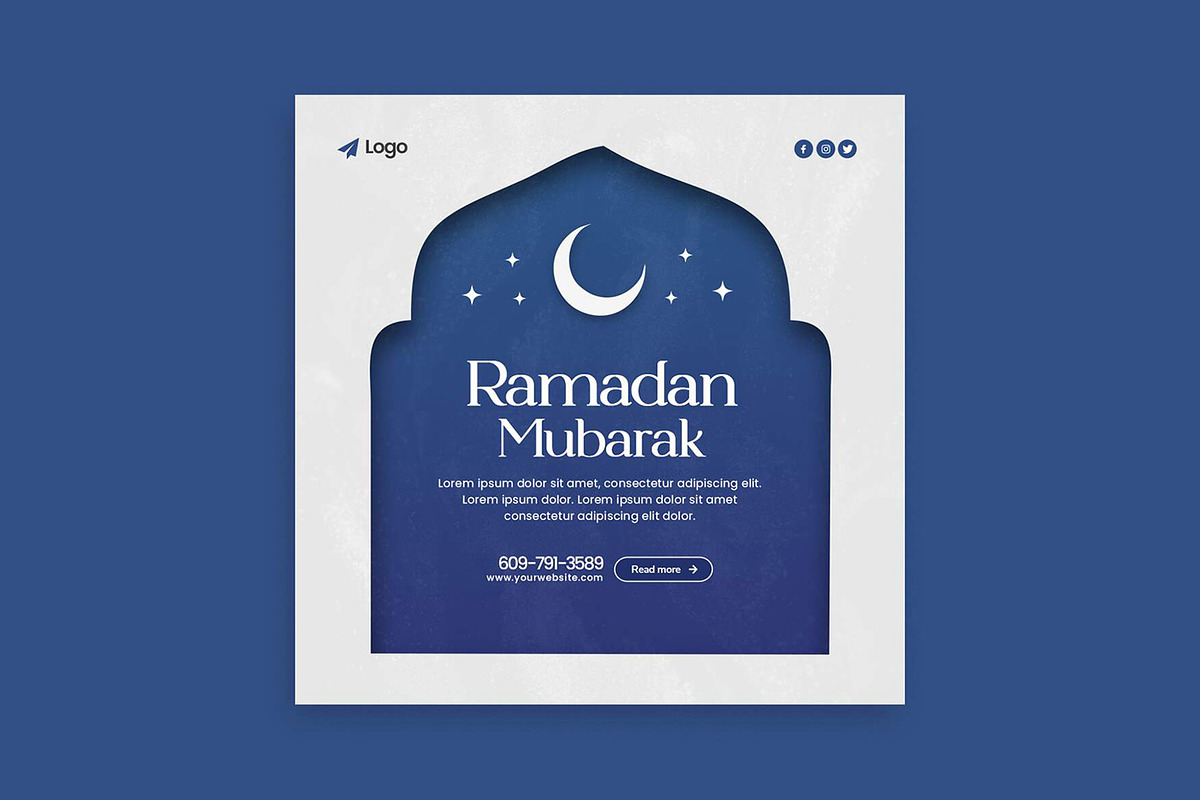 Ramadan Mubarak Instagram Bundle, a Social Media Template by Saman Osama (Photo 5 of 6)