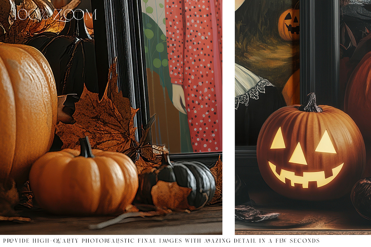 Halloween Spooky Frames Collection 2, a Household Mockup by mock-ups (Photo 4 of 23)