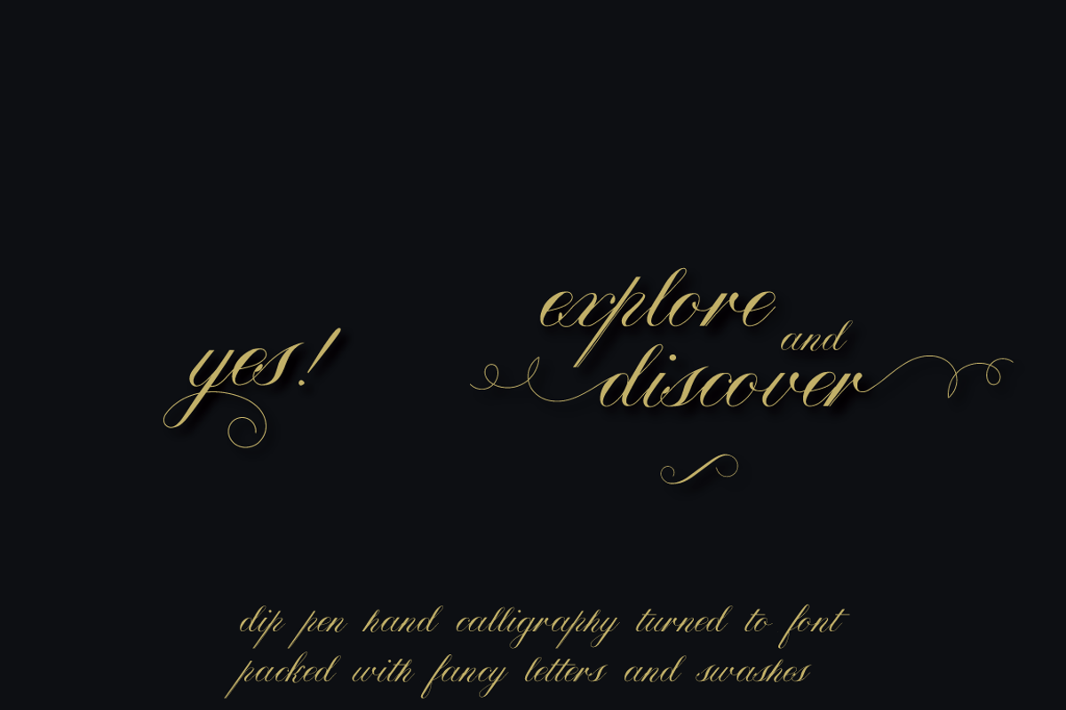 Calissa Pro font preview 2