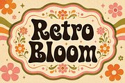 Retro Bloom, a Slab Serif Font by Wow Magic (Thumbnail 6 of 6)