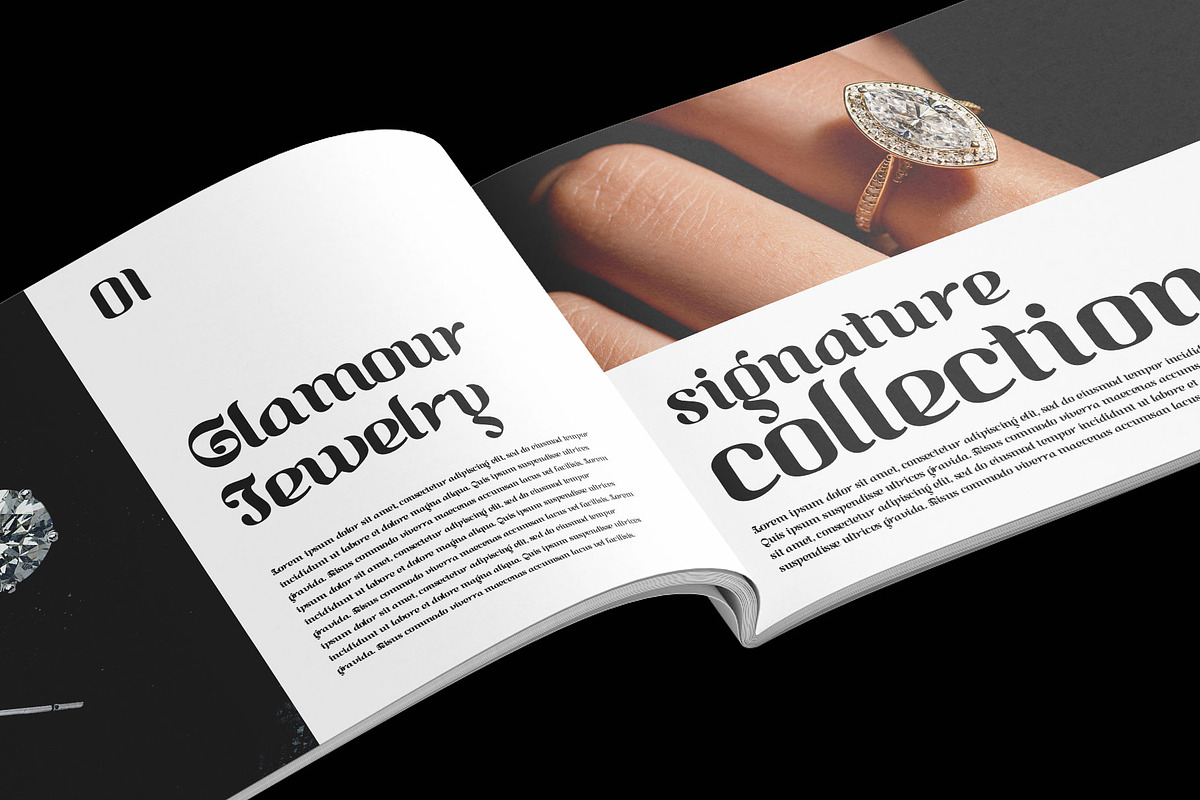Gadesly Elegant Display Font, a Blackletter Font by RantautypeStudio (Photo 2 of 13)