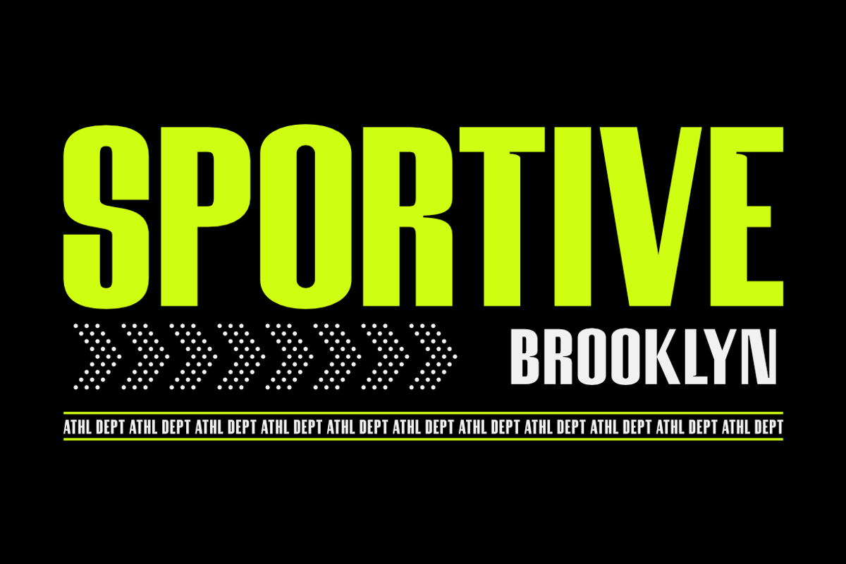 Sporteria - Modern Sans Display Font, a Sans Serif Font by Masyafi Studio (Photo 3 of 8)