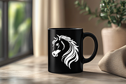 Horse Logo SVG| Cutting File| Horse, an Illustration by DesignHub (Thumbnail 3 of 3)