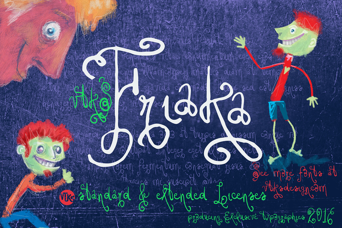 Friaka font