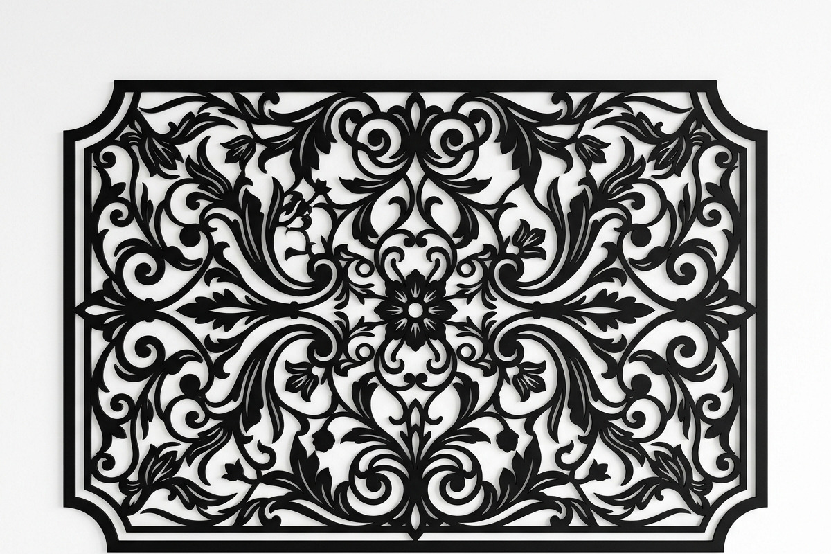 50 Elegant Floral Wall Panel, a Decorative Illustration by Amazin_art (Photo 11 of 27)