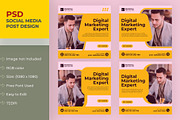 Social Media Post Design, a Templates & Theme by Lakhan1998 (Thumbnail 1 of 9)