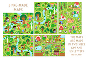 Easter egg hunt map creator, a Seasonal Illustration by Lexi Claus (Thumbnail 8 of 9)