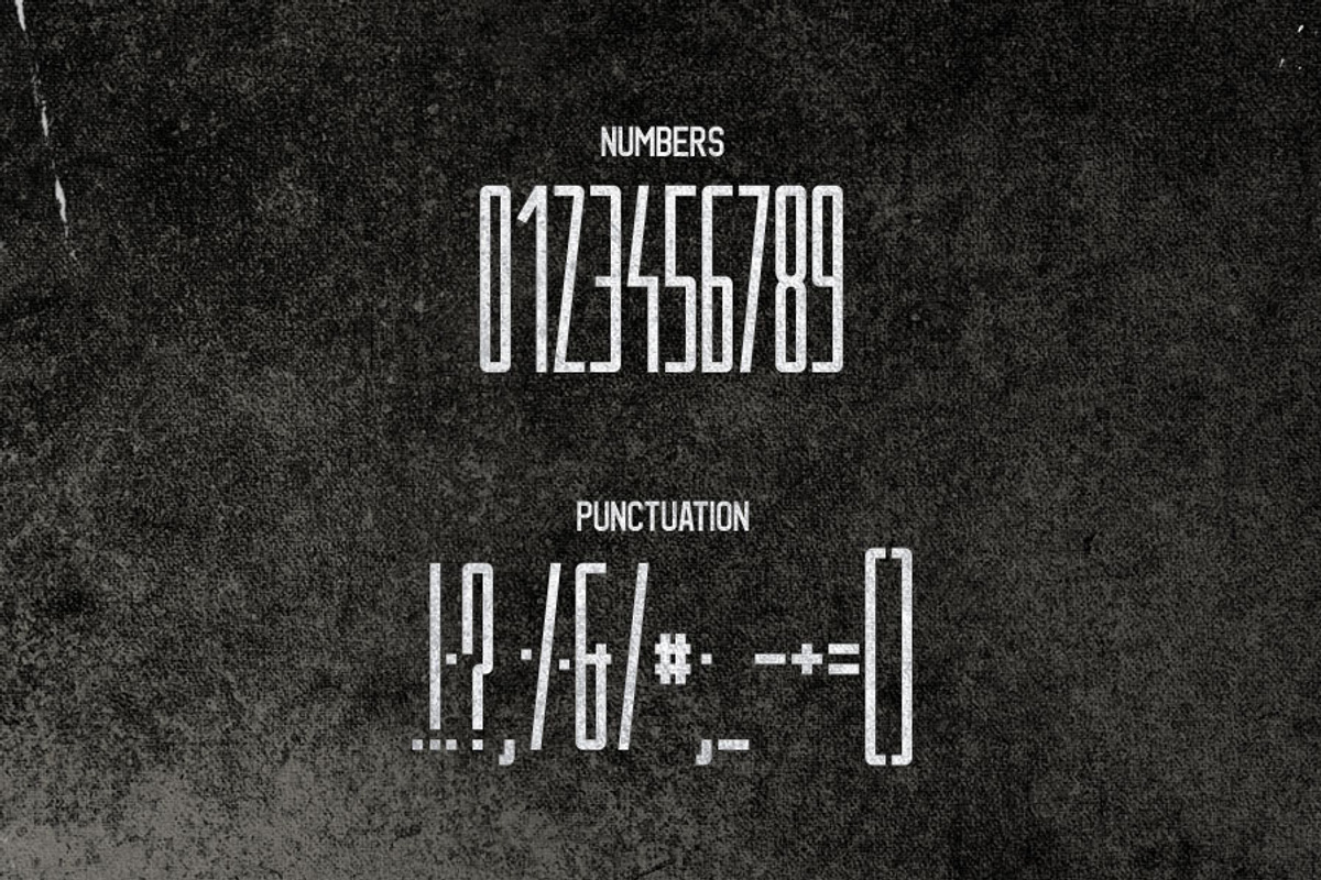 Ogre Typeface preview 3