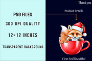 Cute Christmas Hot Cocoa Cup Clipart, an Illustration by SinaCreation (Thumbnail 6 of 7)
