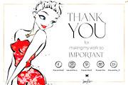 Japanese Kokeshi Dolls Clipart こけし, a Decorative Illustration by KaramfilaS (Thumbnail 8 of 10)