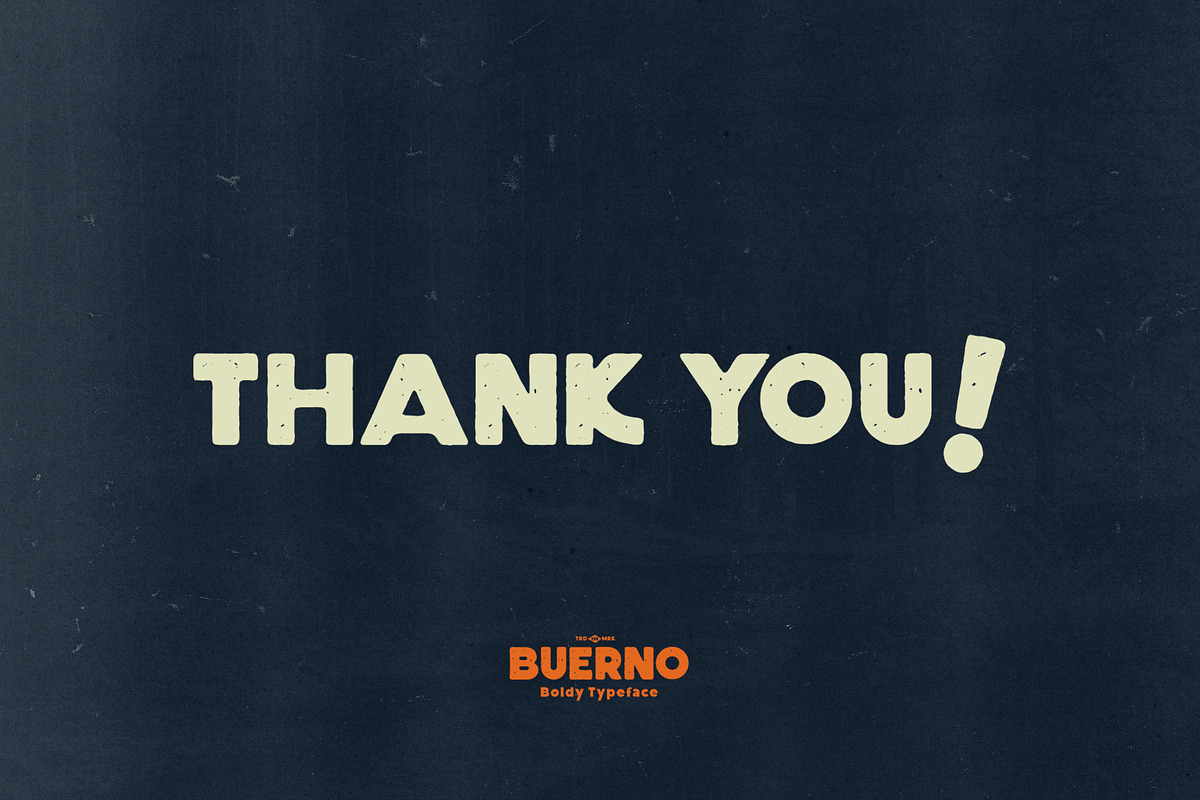 Buerno- Boldy Typeface, a Handwritten Font by Bentype Studio (Photo 7 of 7)