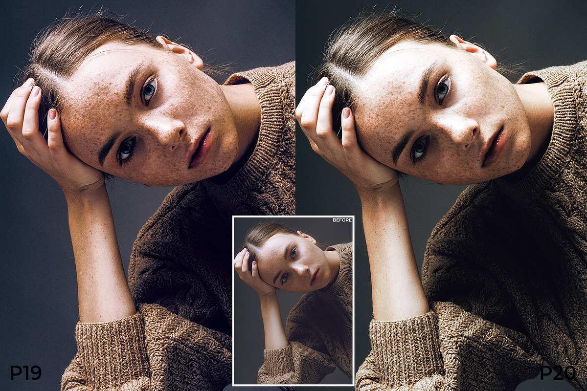 20 Perfect Portrait Lightroom Preset, an Action Add-On by Olg Store (Photo 6 of 9)