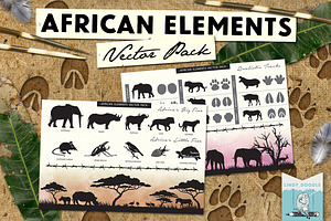 African Elements Vector Pack