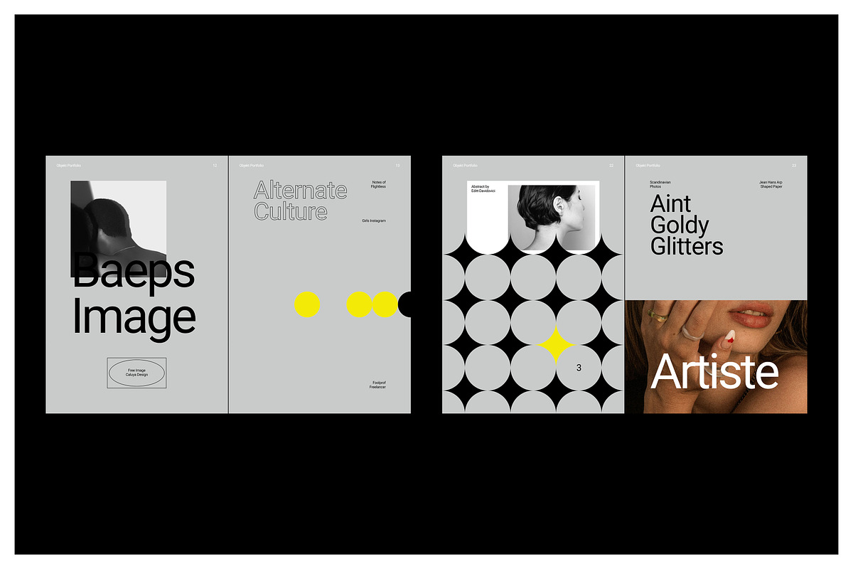 OBJEKT Creative Portfolio, a Magazine Template by Arif Tri Ananta (Photo 5 of 14)
