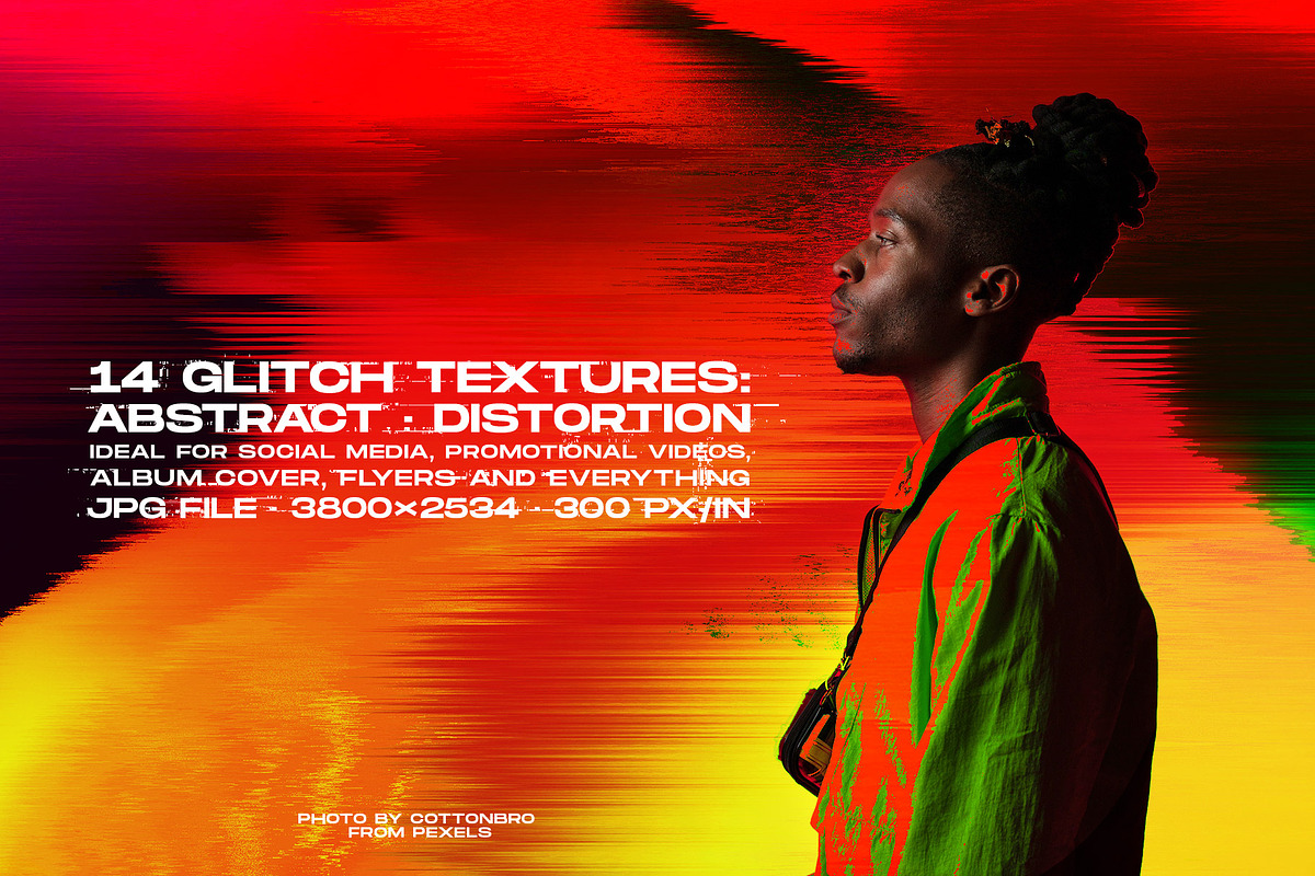 Abstract Glitch Art textures, a Texture Graphic by Visual Fear (Photo 3 of 8)