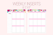Weekly Planner Inserts 8.5x11 Purple, a Stationery Template by EasyLifePlanners (Thumbnail 2 of 3)